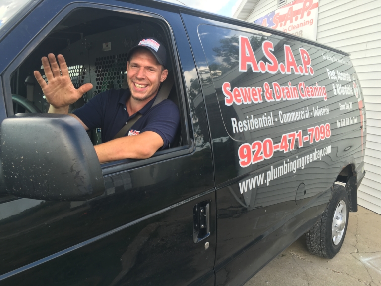 Asap van drain cleaning Appleton A.S.A.P Sewer and Drain Cleaning